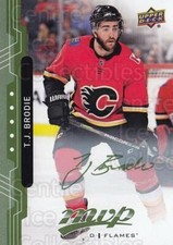 2018-19 Upper Deck MVP Green Script #123 TJ Brodie
