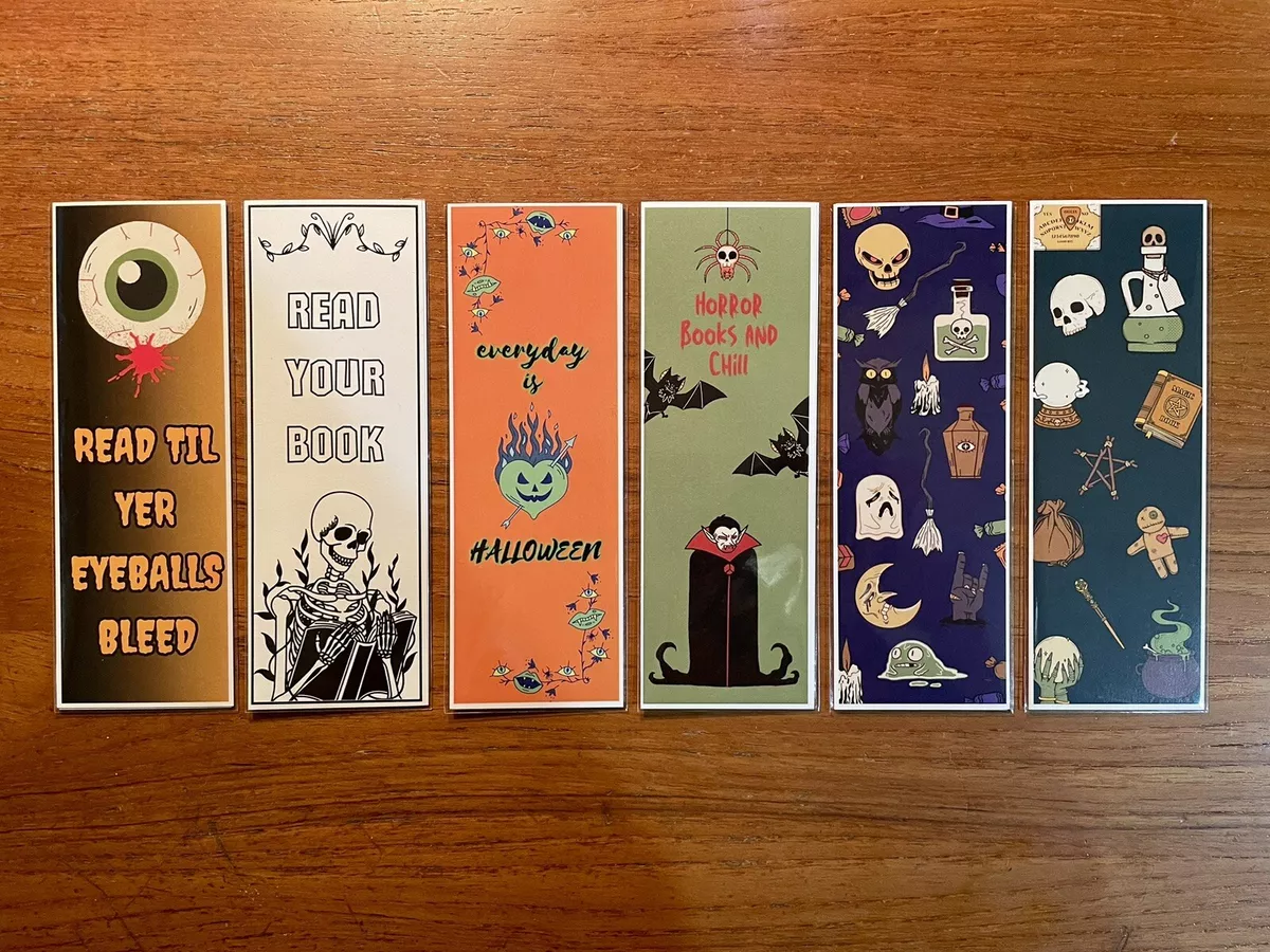 Halloween Bookmarks, Personalized Bookmarks