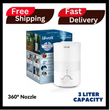 LEVOIT Humidifiers for Bedroom Baby Nursery, 3L Cool Mist Top Fill Oil Diffuser