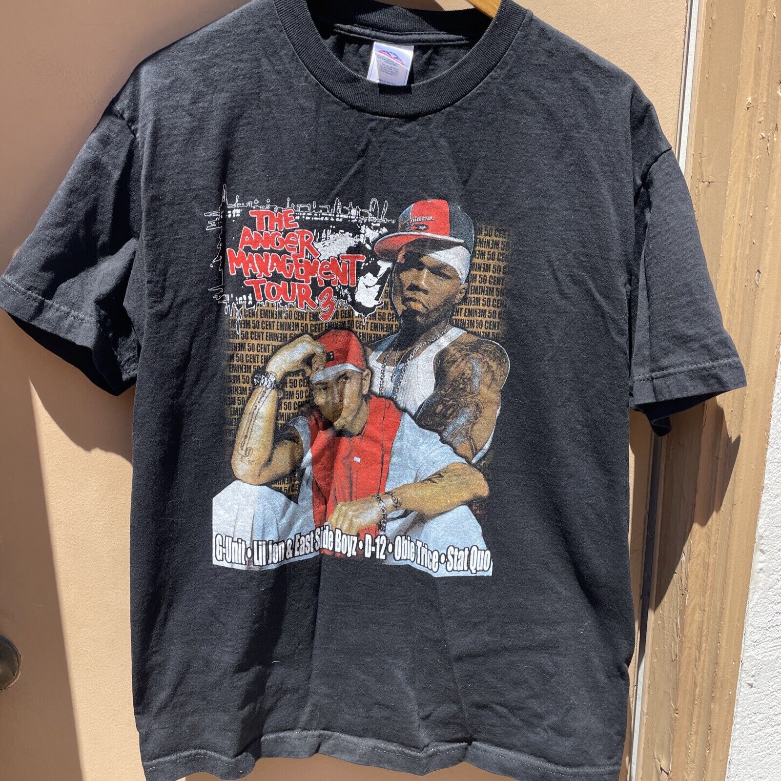 特別オファー 古 XL Eminem D12 50Cent Tシャツ ラップT ツアーT T