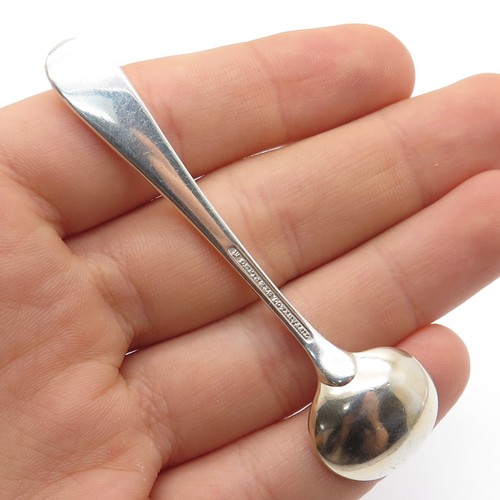 TIFFANY & CO. 925 Sterling Silver Vintage 1958 Tail Salt & Spices Spoon - Picture 2 of 7