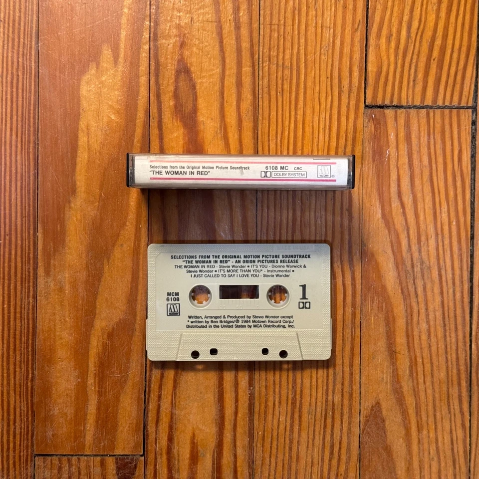 Stevie Wonder The Woman In Red Soundtrack Cassette Tape 1984 club edition Motown Foto 4 de 4