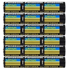 Panasonic Lithium CR123A 3V Photo Lithium Battery (Pack of 16) - NEW