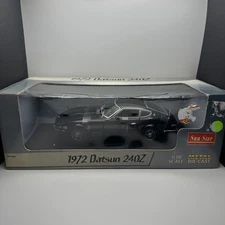 Vintage Sun Star 1972 datsun 240z Black 1/18 Scale Free Shipping RARE NEW SEALED