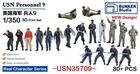 BUNKER  USN35709 1/350 3D-print kit  80PCS USN Personnel 9