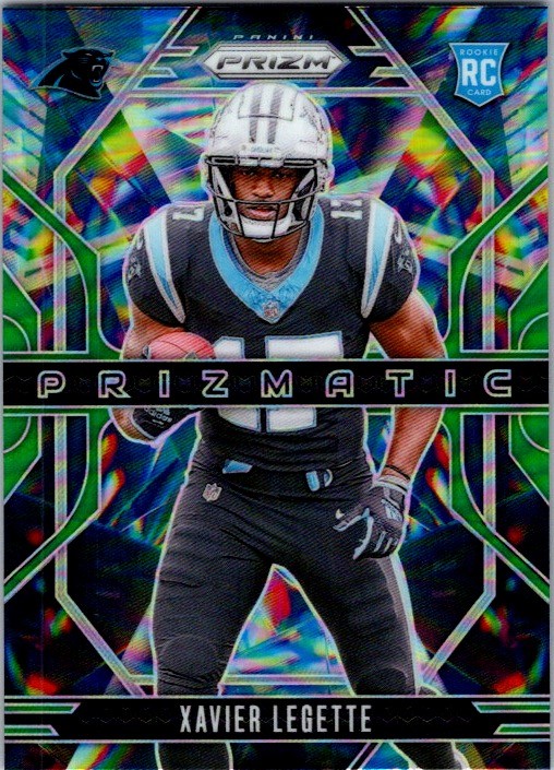 2024 Panini Prizm #16 Xavier Legette Prizmatic Green Prizm