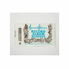 Bags Unlimited 12" Polyethylene Vinyl Record Album Sleeves 2 mil/clear/pack ...