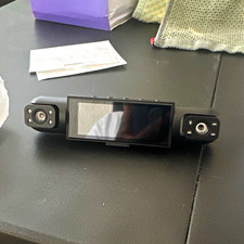 Rear View LCD Monitor Display Screen w/ Dual Wired Backup Cameras Kit Universal