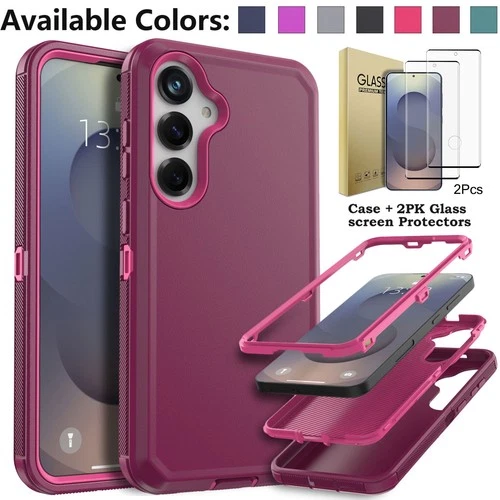 For Samsung Galaxy S26 S25 S24 S23 S22 Ultra Shockproof Protective Rugged Case