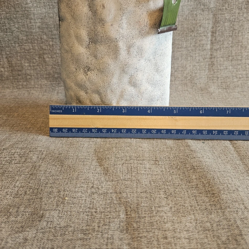 Primitivo Rústico Metal Decorativo Muñeco de Nieve Ángel Pala Pájaro Casa Navidad Foto 3 de 4