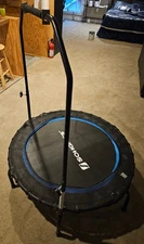 Songmics Blue Black Indoor Exercise Fitness Trampoline
