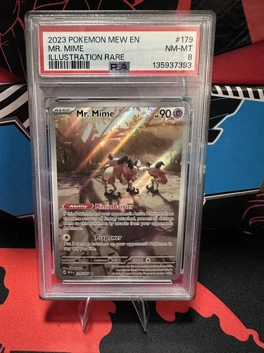 2023 Pokemon SV 151 MEW EN Mr. Mime #179/165 PSA 8