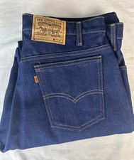 Vintage Levi s 508 Denim Jeans Men s 38x32 USA 20508-0914 80s Orange Tab Dk Blue