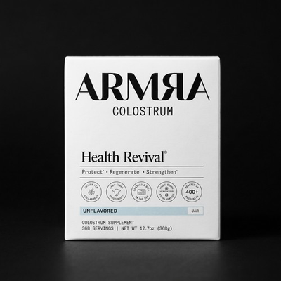 #ad ARMRA Colostrum Unflavored 360 Servings Health Revival Powder 12.7oz $200.00