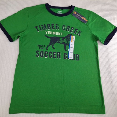 New CHEROKEE Youth Boy's Size L Large Ultimate Tee 100% Cotton Short Sleeve - Picture 5 of 21