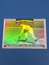 2004 Topps World Series Highlights #WS-BT Bobby Thomson Giants BASEBALL Card 3I