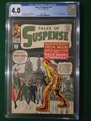 Tales of Suspense #43 (Marvel Comics July 1963) CGC 4.0 1st All Kala Iron Man
