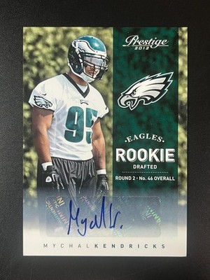 2012 Prestige Rookie Autographs #268 Mychal Kendricks /899 Auto