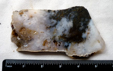 Graveyard Point Oregon Plume Agate Stone Slab Unpolished Rock 4.7 ounces