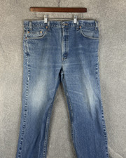 Vintage Levis 505 Jeans Mens 40x30 Blue Denim Regular Fit Straight Leg USA 90s
