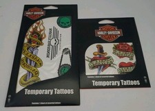 2004 Harley Davidson Motorcycle Temporary Tattoos NEW