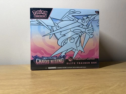 Pokemon TCG Chaos Rising Pokemon Center Elite Trainer Box ETB - New Split Wrap