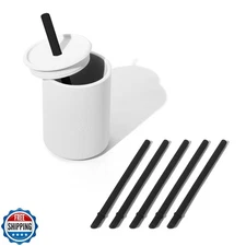 Avanchy Silicone Training Sippy Cup with Straw Lid – For Babies 6+ Months to 