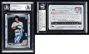 Anthony Volpe 2020 Bowman #CPA-AV Chrome Prospect Auto (1st Anthony Volpe 2020 Bowman #CPA-AV Chrome Prospect Auto (1st