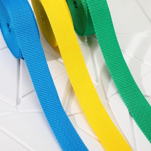12 Rolls Polypropylene Webbing 5 Yard Heavy Duty Webbing Strap Seatbelt - Picture 8 of 8