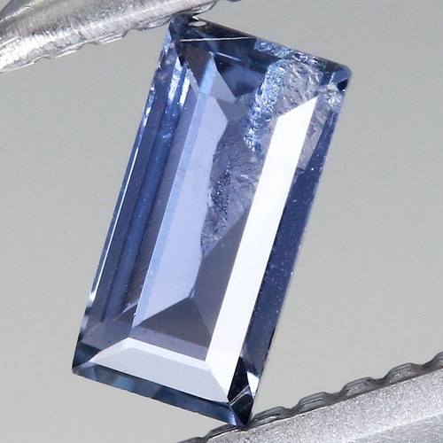 0.16ct t.w 4x2mm Baguette Natural Ink Blue Sapphire, Ceylon