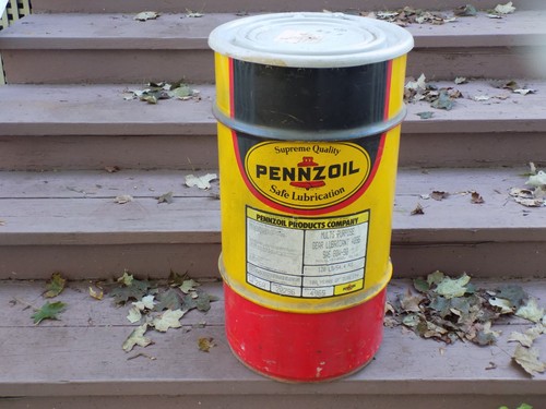Vintage Pennzoil 120 Pound Can