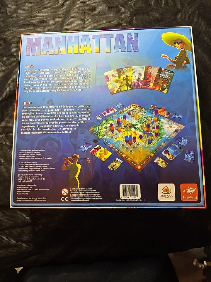 Manhattan Board Game (New Version) by FoxMind Games - Mandoo Games - Image 2 of 4