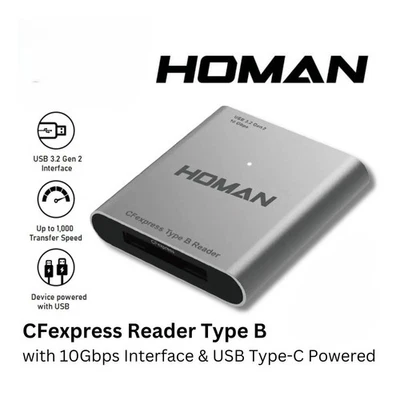 Lecteur De Carte HOMAN CFexpress Type B USB 3.2 GEN 2 - Photo 1/4