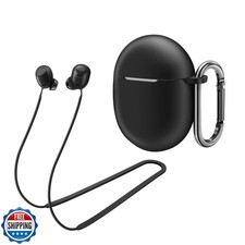 AHBTEYM for Pixel Buds Pro Case,Anti-Lost Strap,Silicone Cover wi