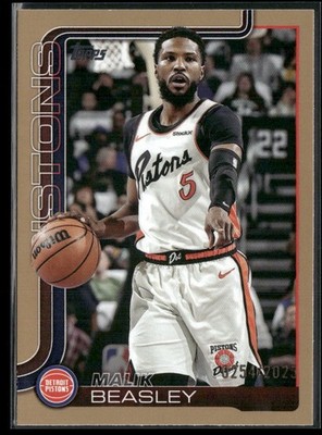 2025-26 Topps Basketball Malik Beasley Gold # ed /2025 Pistons #43