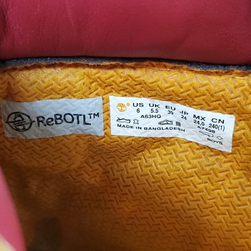 Timberland Junior DTLR 40th Anniversary Premium 6” Waterproof Boot Wheat Nubuck - Picture 19 of 19