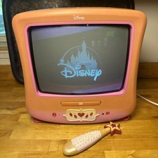 Disney Princess Pink 13" TV / DVD Player Combo WORKS 2011 P1310ATVD With Remote