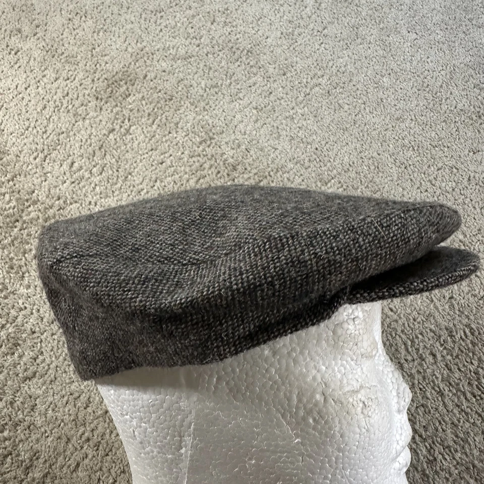 Hats of Ireland Hat Cap Fitted Mens 7 1/2 Gray Donegal Tweed Wool Classic Irish - Image 4 of 4