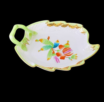 Blattschale ca. 15 cm Herend  Victoria VBO 205
