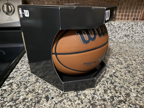 Wilson 2025 NBA San Francisco All Star Official Game Ball Leather Basketball - Picture 3 of 5