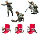 VSTank German Mortar Team Soldier Figures Metal 1/24 WW2 LTD Edition Collectible