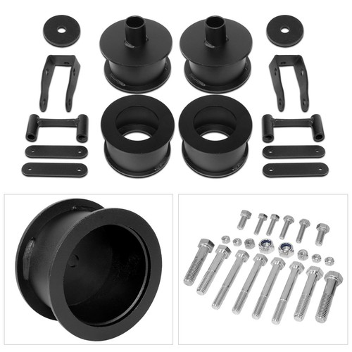 3" Front/Rear Spring Spacers Shock Extension Brackets for 07-18 Jeep Wrangler JK - Picture 2 of 6
