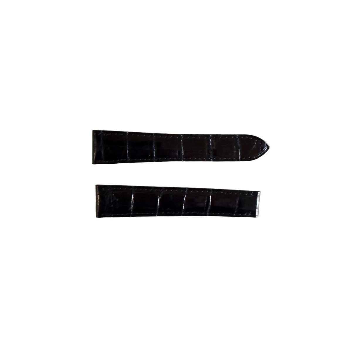 Cartier Black Wristwatch Bands 19 mm Band Width for sale | eBay