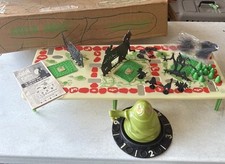 Vintage Green Ghost Sears 1960s Plastic Board Game W/ OG