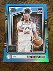 Stephon Castle 2024-25 Donruss Optic Aqua Prizm /225 #254 Rookie RC