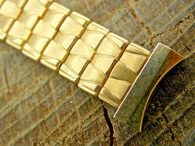 Vintage Baldwin Expansion NOS Unused Watch Band 12mm Ladies Yellow Gold Filled