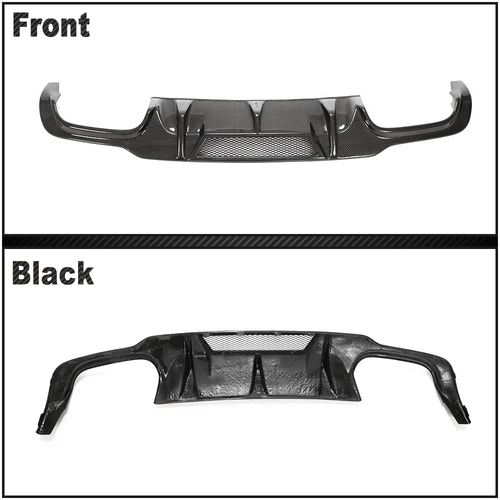 Difusor de carbono para Mercedes W204 C63 AMG 2012-18 difusor trasero alerón difusor - Imagen 10 de 10