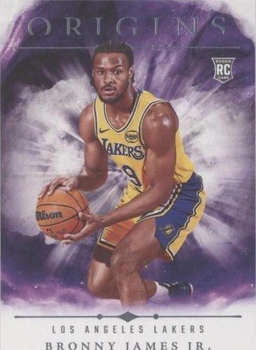 2024-25 Panini Noir Basketball Bronny James Jr. ICON Edition /99  display picture 1