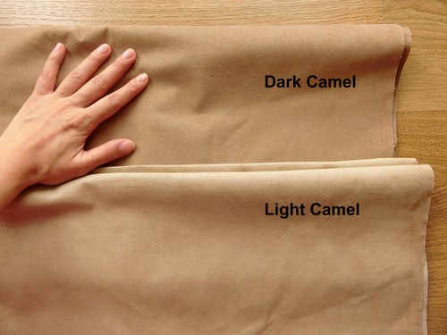 Light Camel Medium Authentic Premium Alcantara Mircofibre Suede-like Fabric 2M - Picture 14 of 16