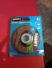 HART 4-1/2" MASONRY GRINDING WHEEL 1/4" Thick 13,500 RPM Type 27 Angle Grinder
